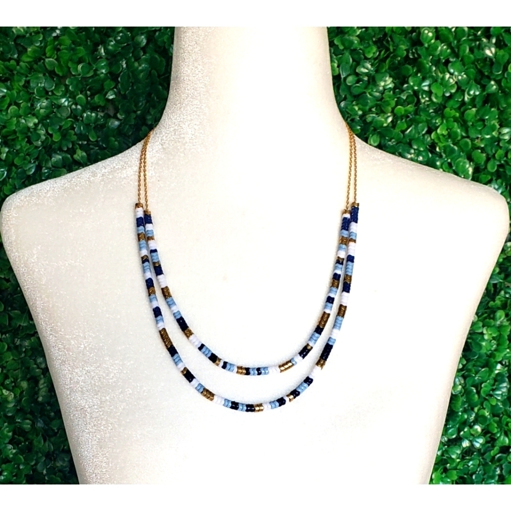 3. J.Crew Layered chevron bead necklace